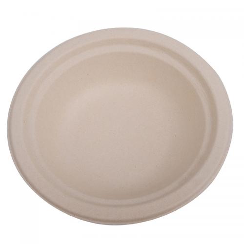 Biodegradable 16 OZ Sugarcane Bagasse Disposable Round Bowl